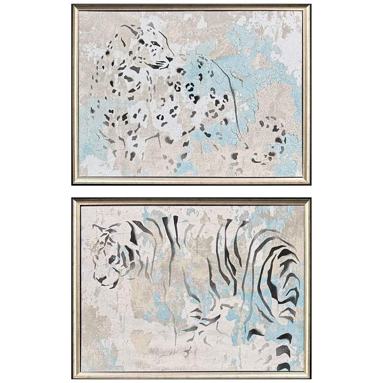 Image 1 In the Mist 25"W x 19"H Contemporary Non-Glass Framed Art Set of 2