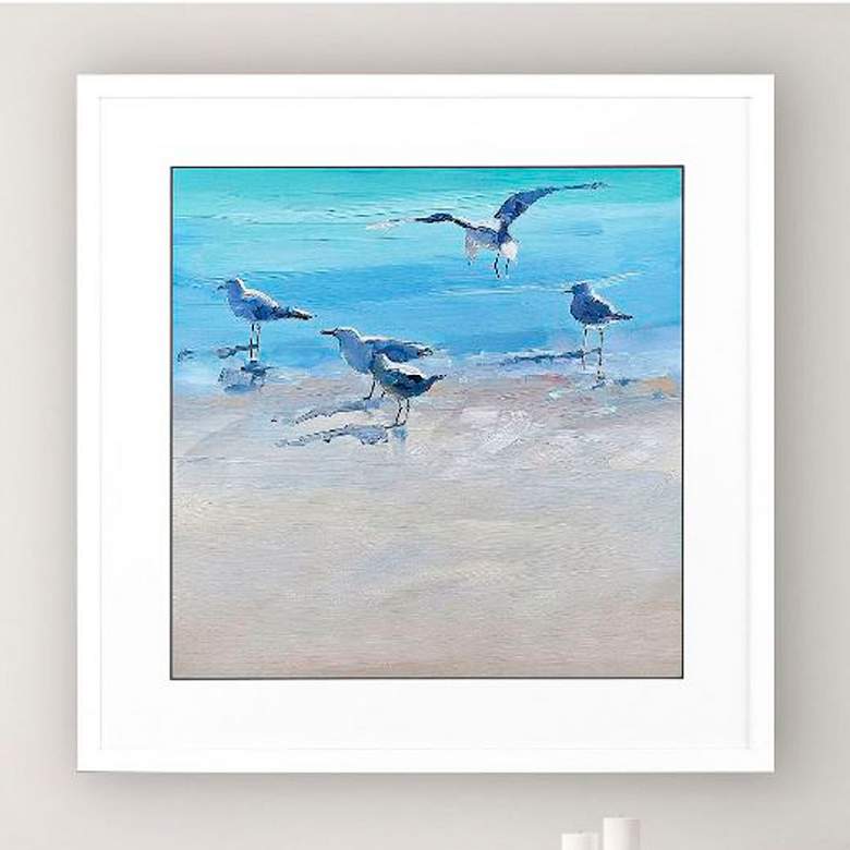 Image 2 In the Shallows 2 38"W x 38"H Framed Art