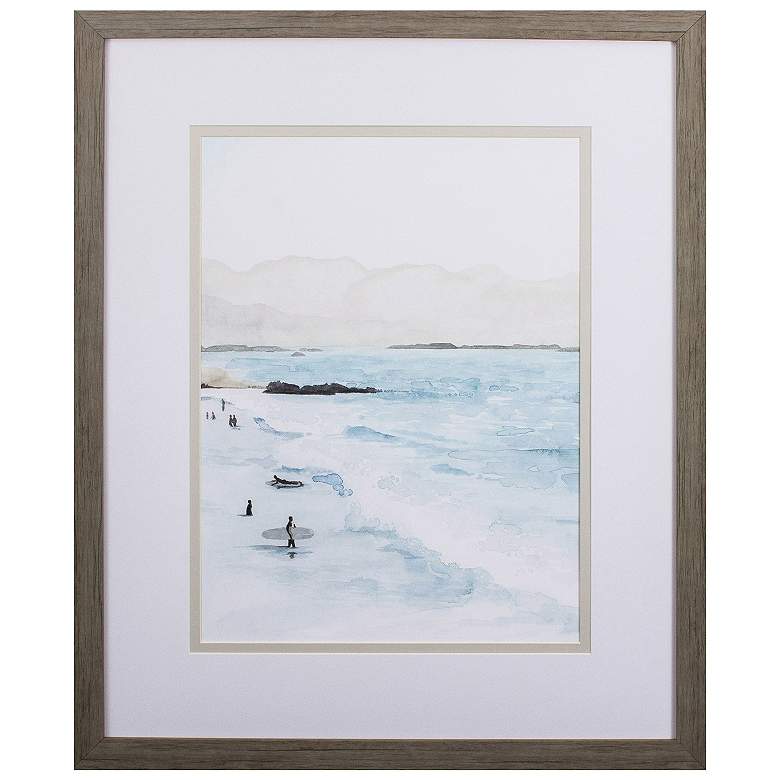 Image 1 In the Surf I 30"W x 36"H Framed Art