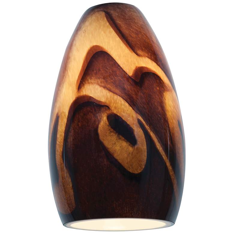 Image 1 Inari Silk 5" Wide Inca Glass Pendant Shade