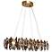 Incandescencia 37 1/2" Wide Plating Brass 8-Light Chandelier