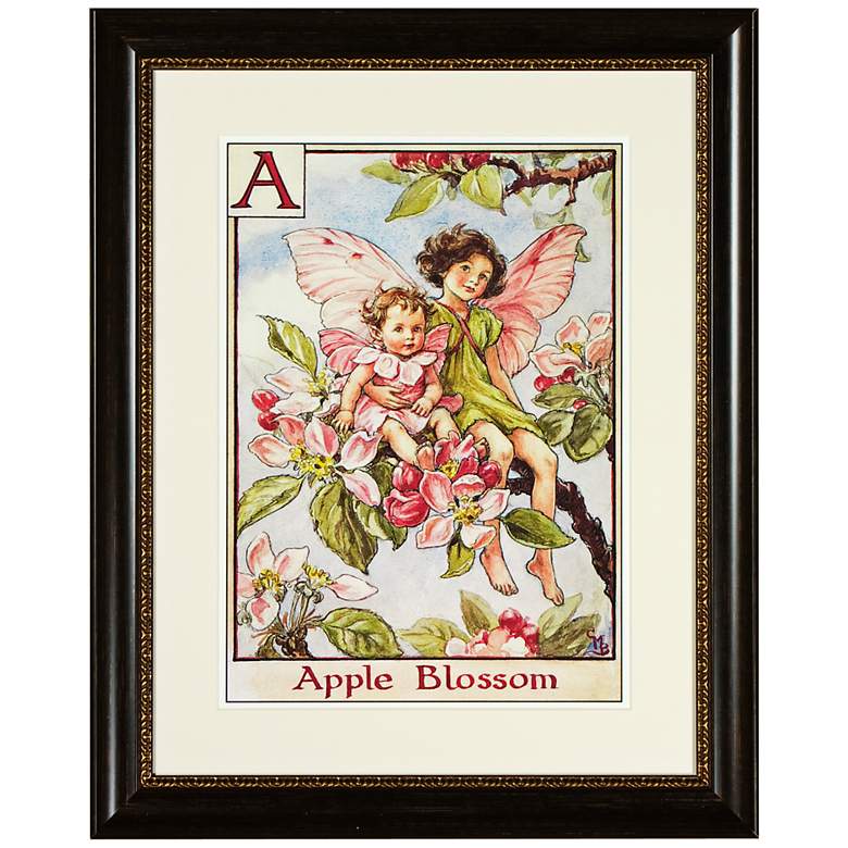 Image 1  inchA inch Is For Apple Blossom Fairy 21 inch Girls&#39; Room Wall Art