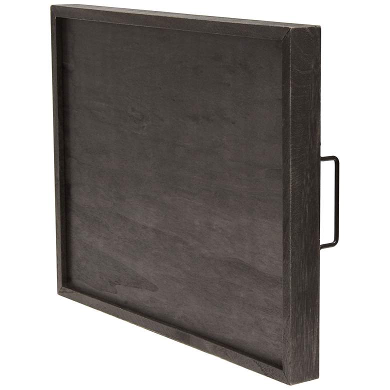 Image 6 "Hocus Pocus" Black Wash Decorative Wood Serving Tray more views