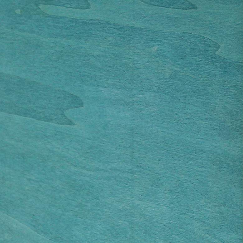 Image 4 "Home" Blue Wash Decorative Wood Serving Tray with Handles more views