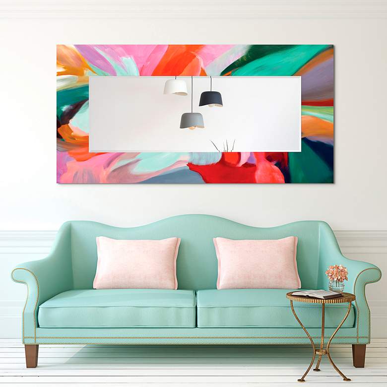 Image 7 "Integrity of Chaos" Printed Art Glass 36" x 72" Wall M more views