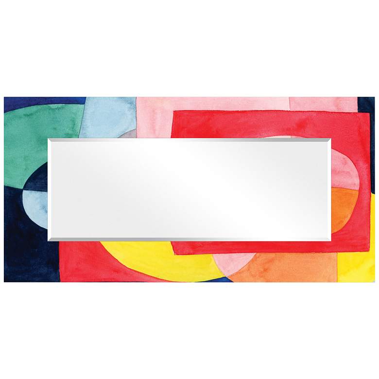 Image 5 "Launder II" Printed Art Glass 36" x 72" Wall Mirror more views