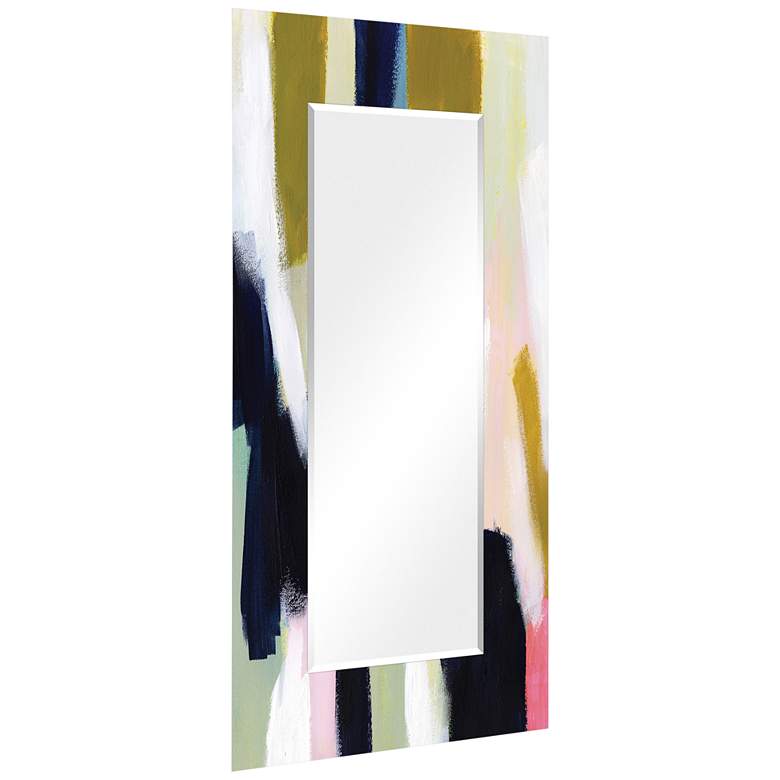 Image 4 "Sunder II" Printed Art Glass 36" x 72" Wall Mirror more views