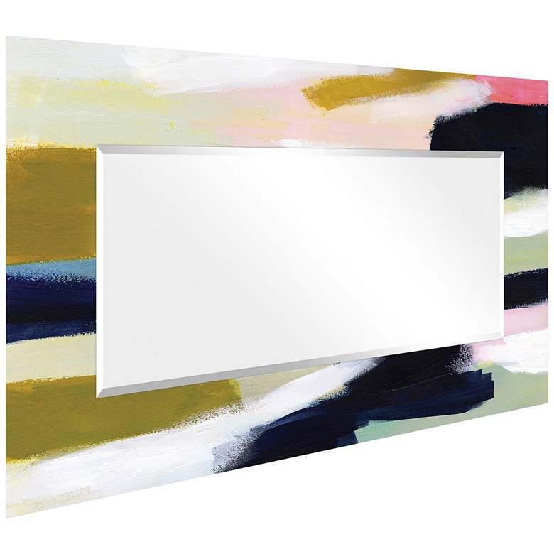 Image 6 "Sunder II" Printed Art Glass 36" x 72" Wall Mirror more views