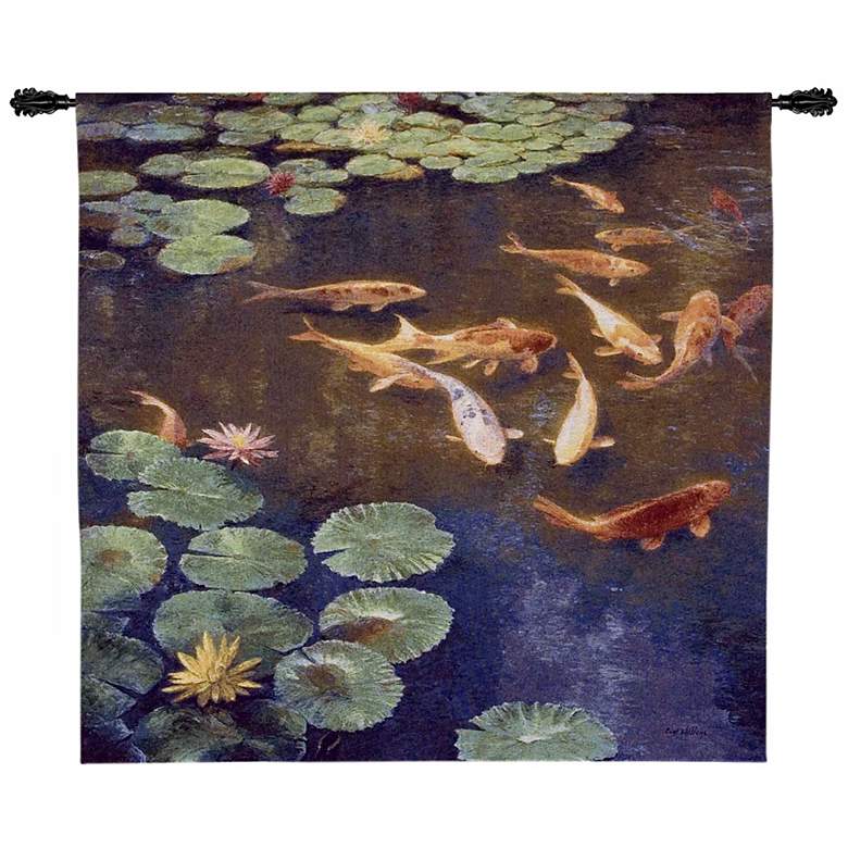 Image 1 Inclinations Large 52 inch Wide Wall Hanging Tapestry