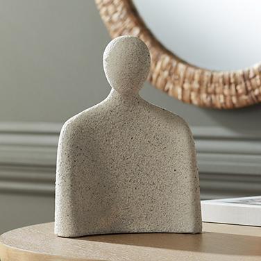 Incognito 10 3/4" High Matte White Figurine