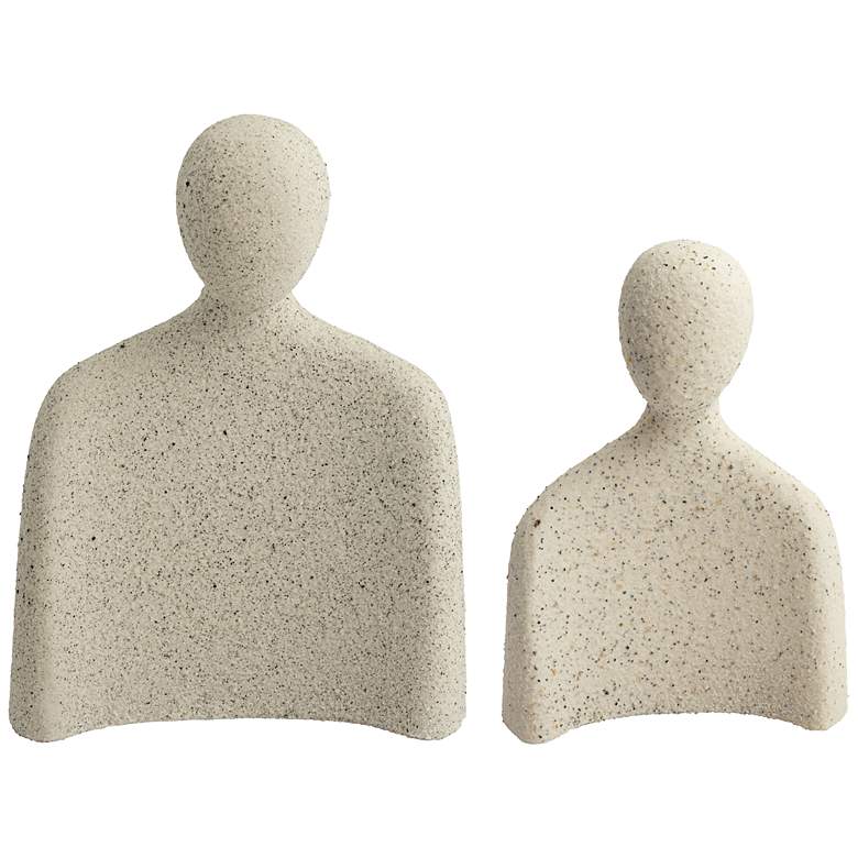 Image 2 Incognito Matte White Figurines Set of 2