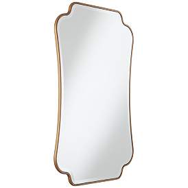 Image5 of Indara Antique Gold 27" x 38" Scallop Wall Mirror more views