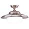 Independence Collection 19” Wide Satin Nickel Ceiling Light