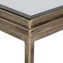 India 19" Wide Antique Brushed Gold Nesting Tables Set of 3
