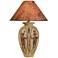 Indian Dance Handcrafted Desert Red Southwest Table Lamp