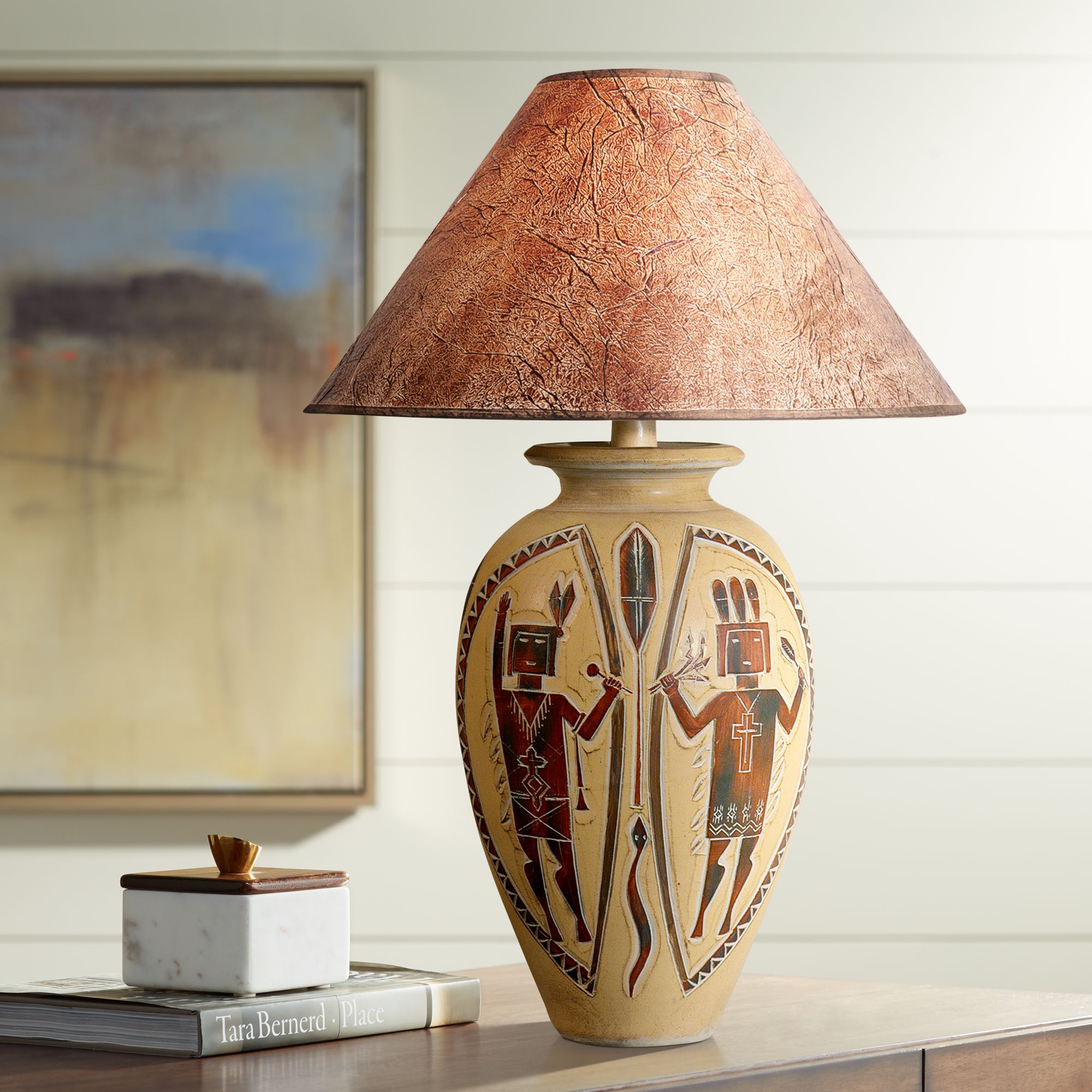 native american table lamps