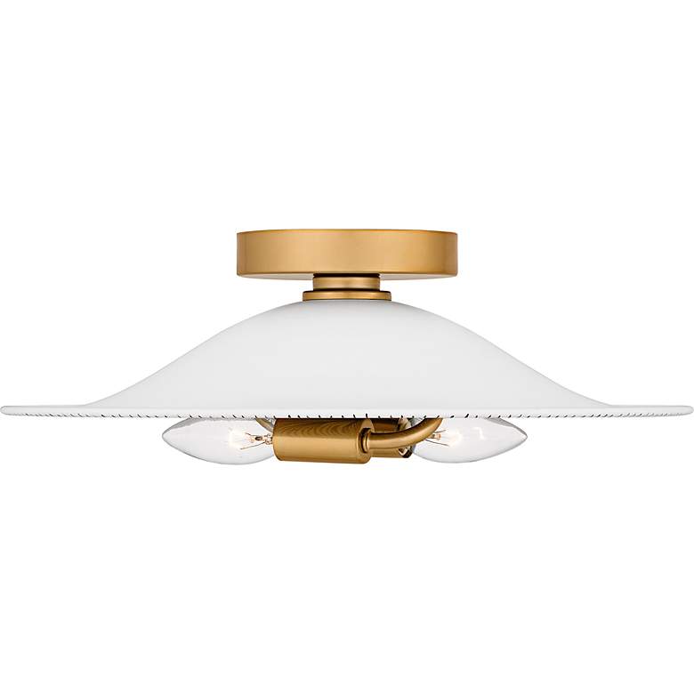 Image 3 Indigo 2-Light Light Gold Flush Mount more views