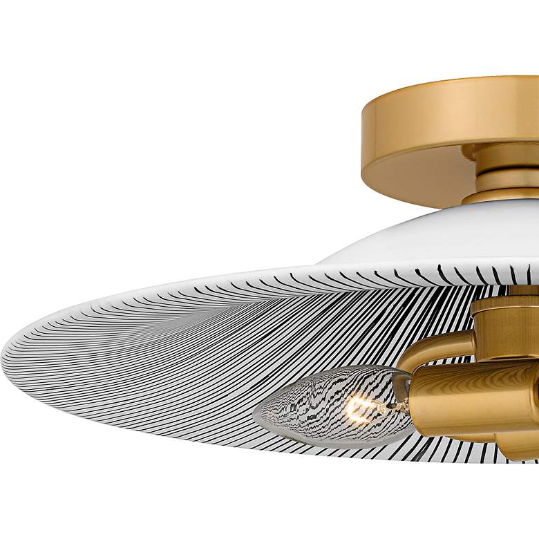 Image 5 Indigo 2-Light Light Gold Flush Mount more views