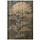 Indigo Dance II 36" High Giclee Print Solid Wood Wall Art