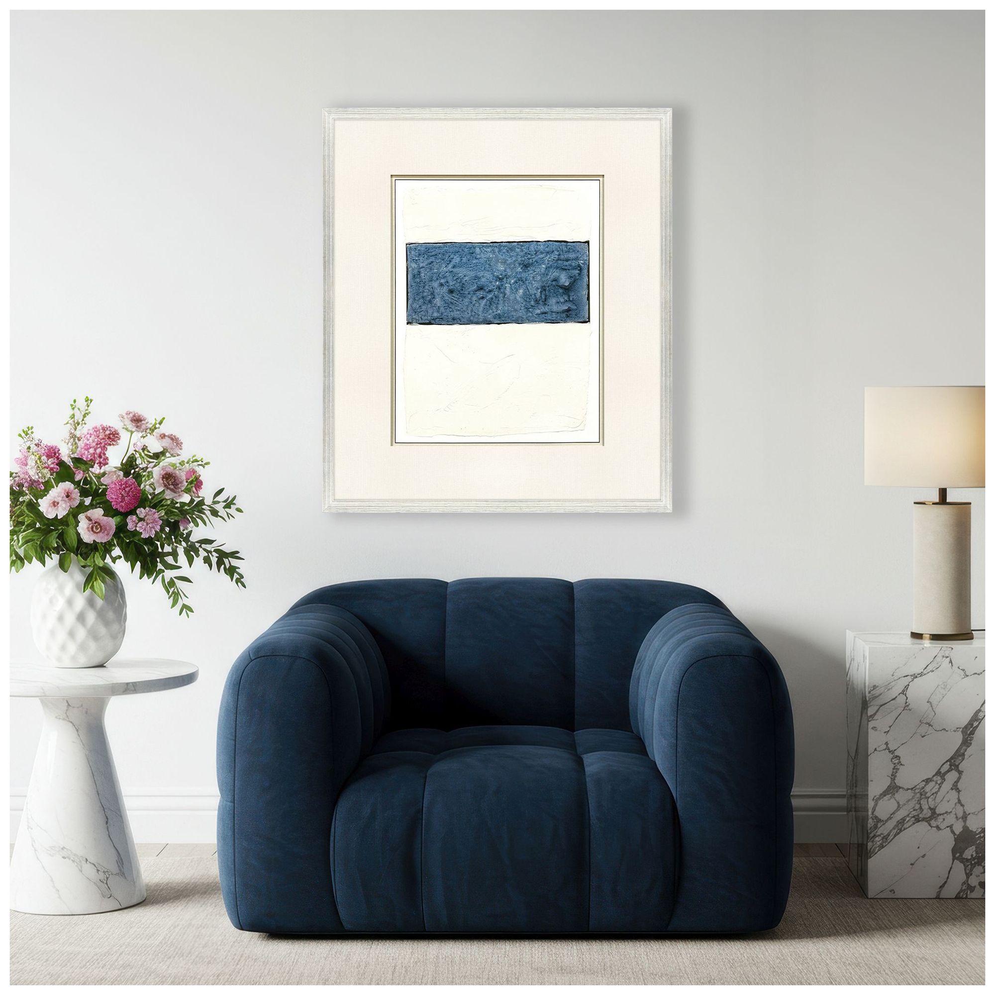 Image 4 Indigo Framework I 35"W x 41"H Framed Art more views