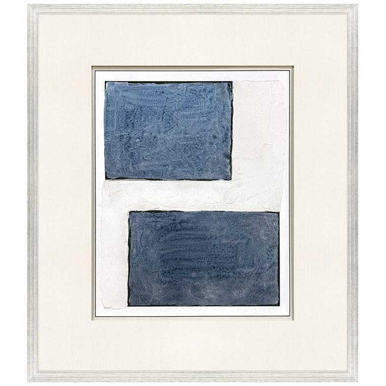 Image 1 Indigo Framework II 35"W x 41"H Framed Art