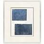 1_Indigo Framework II 35"W x 41"H Framed Art