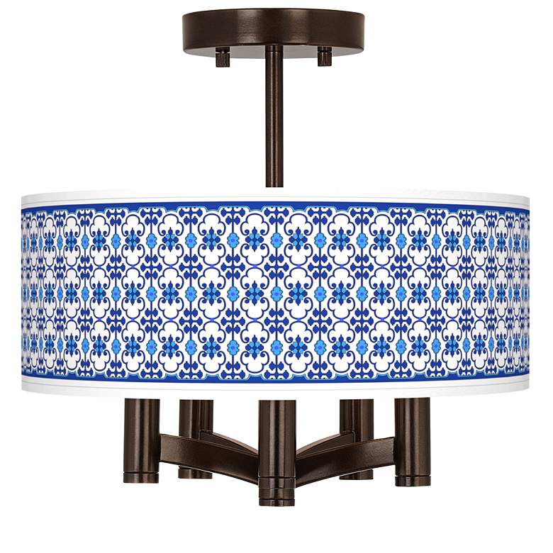 Image 1 Indigo Path Ava 5-Light Bronze Ceiling Light