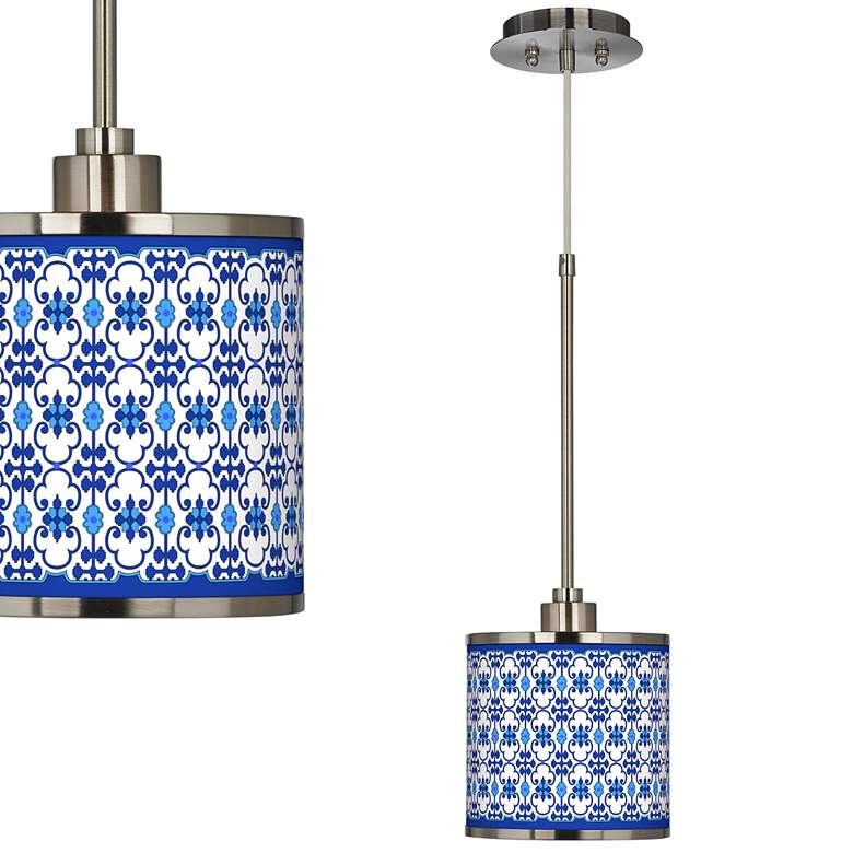 Image 1 Indigo Path Giclee Glow Mini Pendant Light