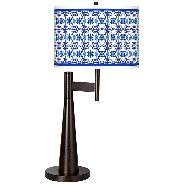 Image 1 Indigo Path Giclee Novo Table Lamp