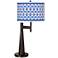 Indigo Path Giclee Novo Table Lamp