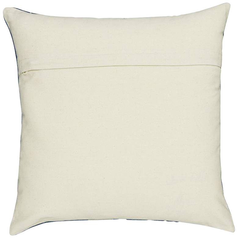 Image 3 Indigo Triangles 20" Square Accent Pillow more views