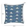 4_Indigo Triangles 20" Square Accent Pillow more views