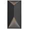 Indio 12-in 1 Light Black Integrated LED Outdoor Wall 11W Kuzco