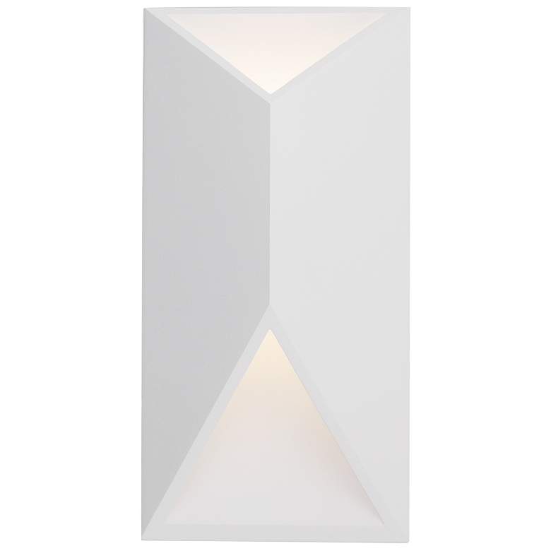 Image 1 Indio 12-in 1 Light White Integrated LED Outdoor Wall 11W Kuzco