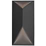 Indio 12" High Black LED Outdoor Wall Light