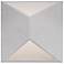 Indio 7-in 1 Light Brushed Nickel Integrated LED Outdoor Wall 7W Kuzco