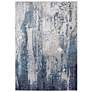 Indio Abstract Indoor Ivory Area Rug 39H2F 1'-8" x 2'-10"