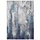 Indio Abstract Indoor Ivory Area Rug 39H2F 1'-8" x 2'-10"