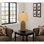 4_Indio Brown Woven Wicker Basket Table Lamp more views