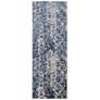 Indio Diamond Indoor Blue Area Rug 39H0F 2'-10" x 7'-10"
