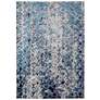 Indio Diamond Indoor Blue Area Rug 39H0F 3'-11" x 6'