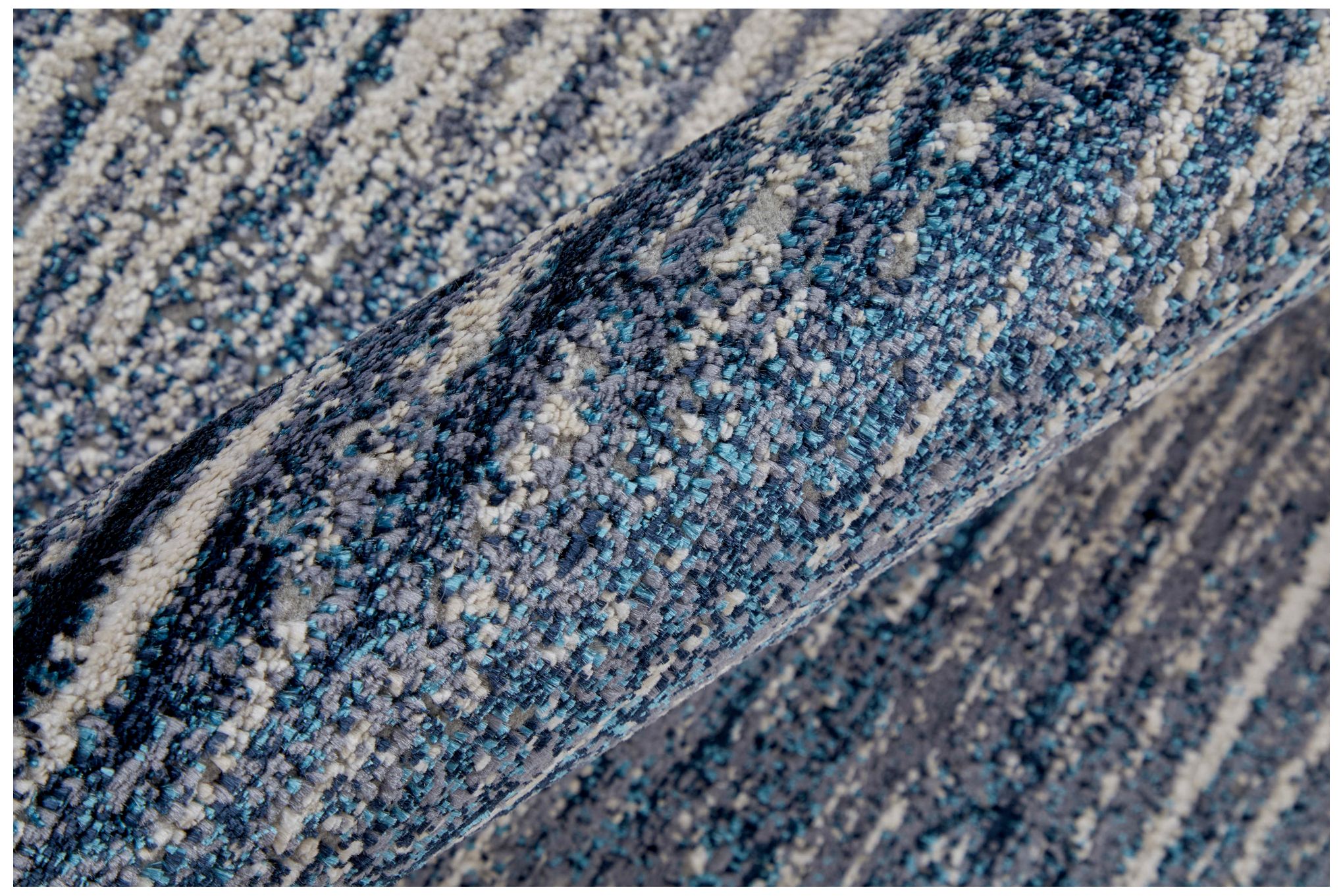 Image 5 Indio Gradient & Ombre Indoor Blue Area Rug 39GXF 8' x 10' more views