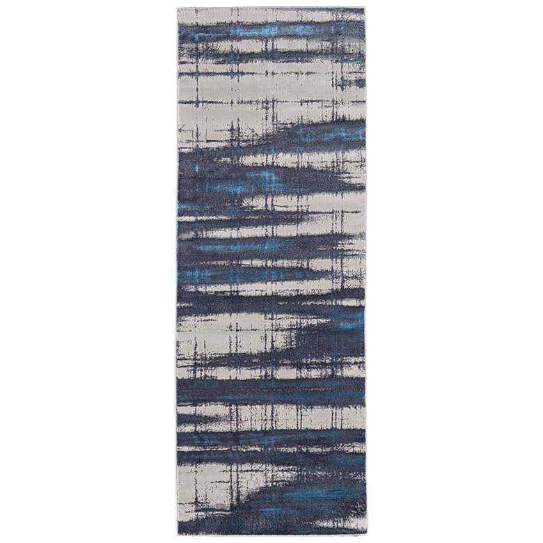 Image 1 Indio Modern Abstract Soft Indoor Ivory Area Rug 39GZF