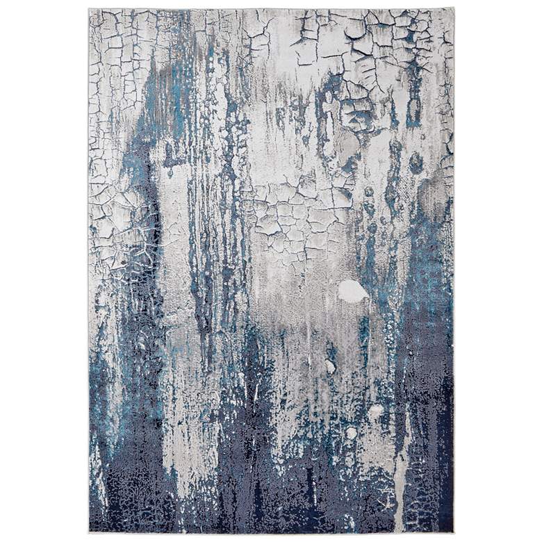 Image 1 Indio Modern Abstract Soft Indoor Ivory Area Rug 39H2F