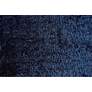 Indochine 4944550 4&#39;9"x7&#39;6" Dark Blue Plush Shag Area Rug