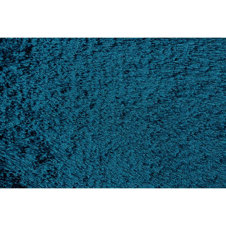 Image 4 Indochine 4944550 4'9"x7'6" Deep Teal Blue Shag Area Rug more views