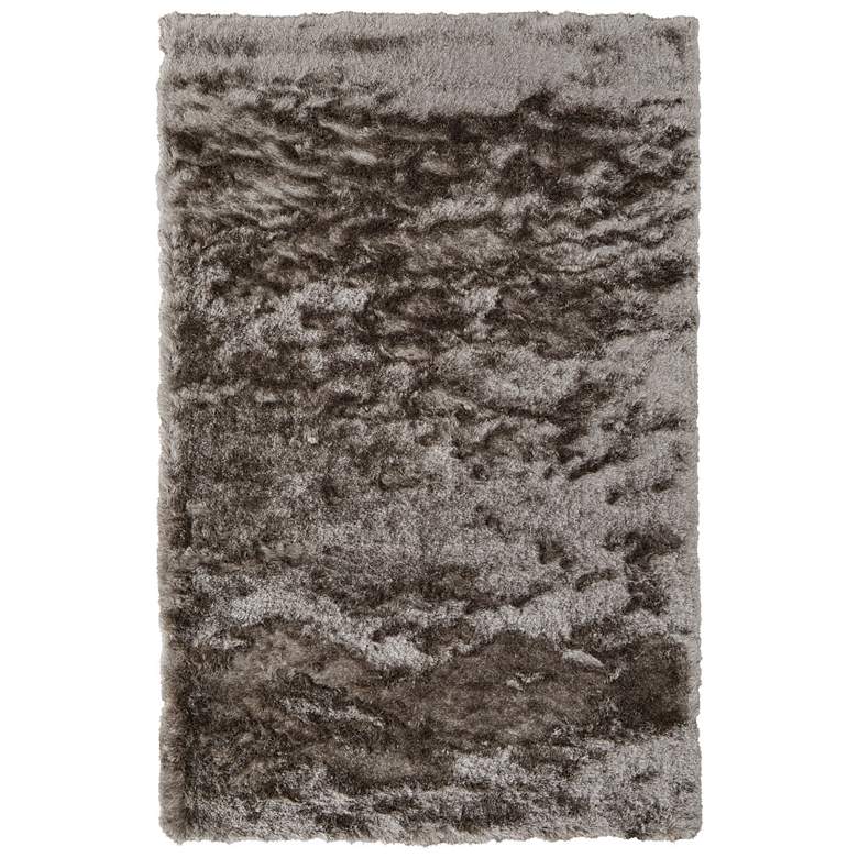 Image 1 Indochine Modern Solid Hand Tufted Gray Area Rug 4550F