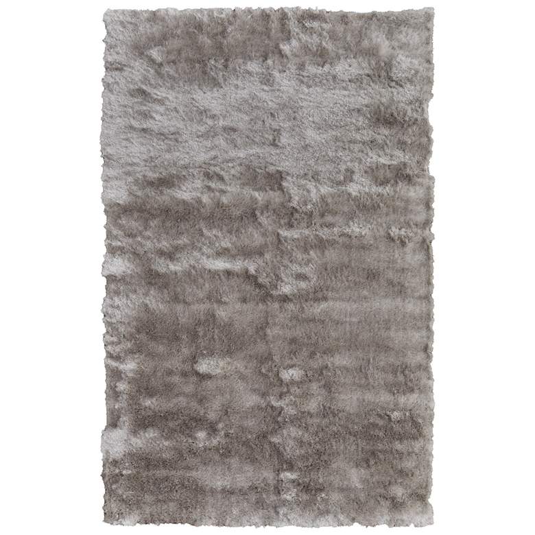 Image 1 Indochine Modern Solid Hand Tufted Gray Area Rug 4550F