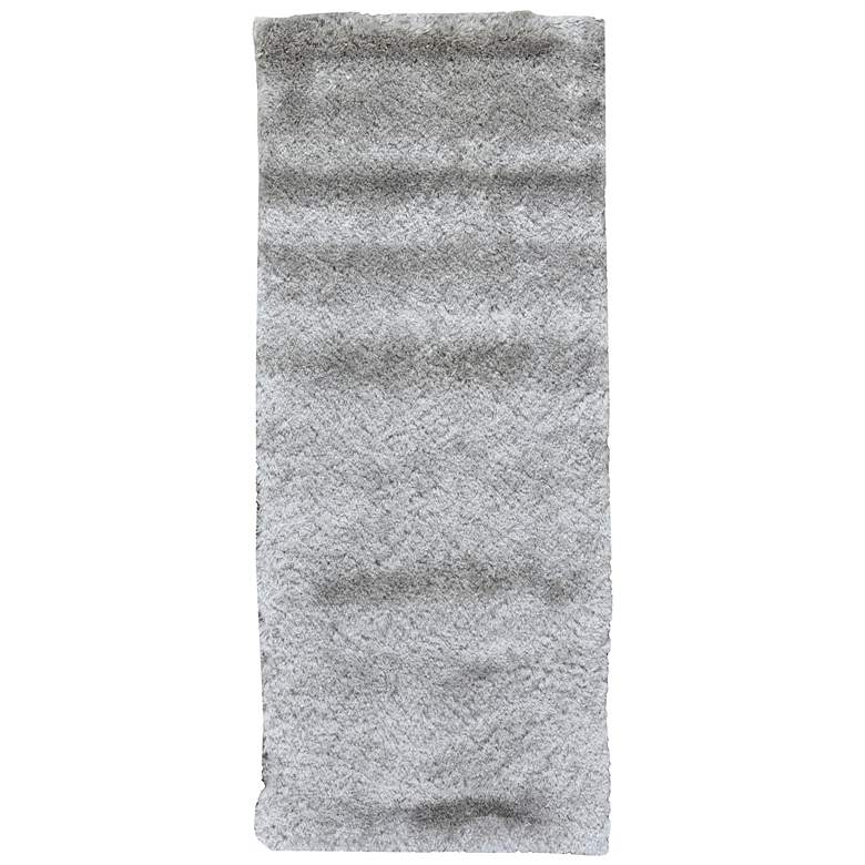 Image 1 Indochine Modern Solid Hand Tufted Gray Area Rug 4550F