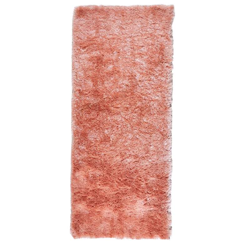 Image 1 Indochine Modern Solid Hand Tufted Pink Area Rug 4550F
